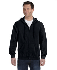 G186 Gildan Adult Heavy Blend™ Adult 8 oz., 50/50 Full-Zip Hood